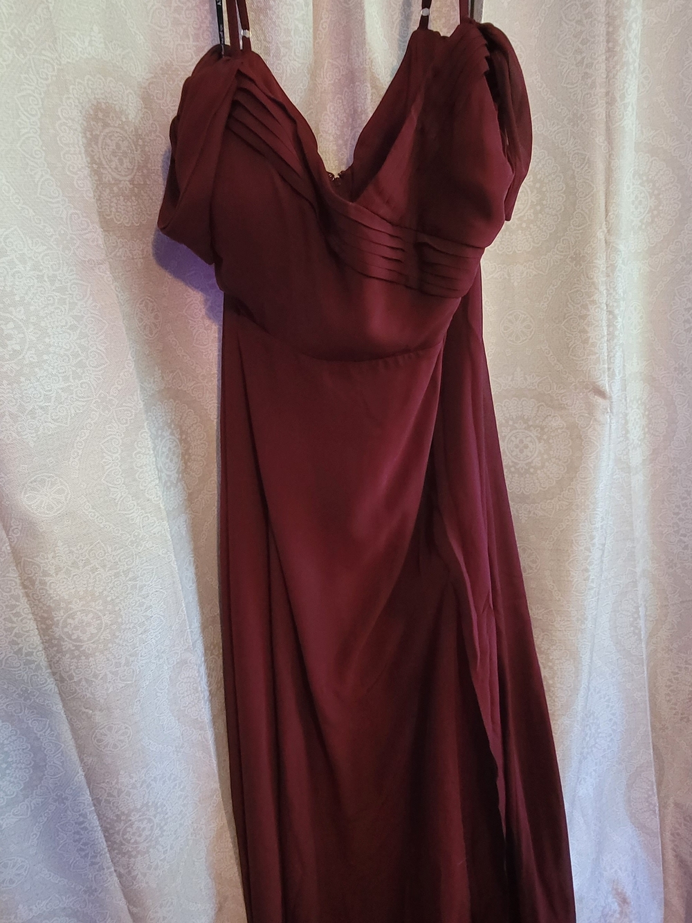 Cabernet Chiffon Bridesmaid Dress